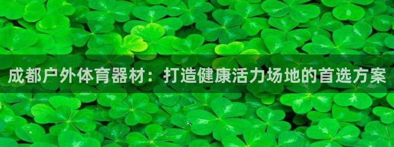 耀世集团商业联盟罗文斌主任：成都户外体育器材：打造健康活力场